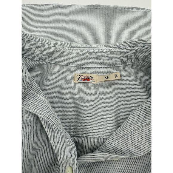 Faherty Stretch Oxford Crop Shirt - Picture 6 of 7